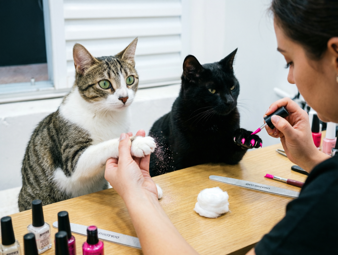 Manicure pras gatinhas